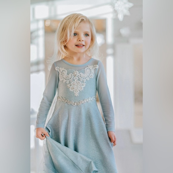 Only Little Once Sz 5 Portrait Collection  “Ice Queen”❄️Gown - Picture 1 of 12